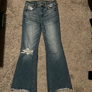 American Eagle stretch flares